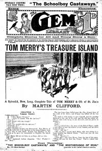 Large Thumbnail For The Gem v2 174 - Tom Merry’s Treasure Island