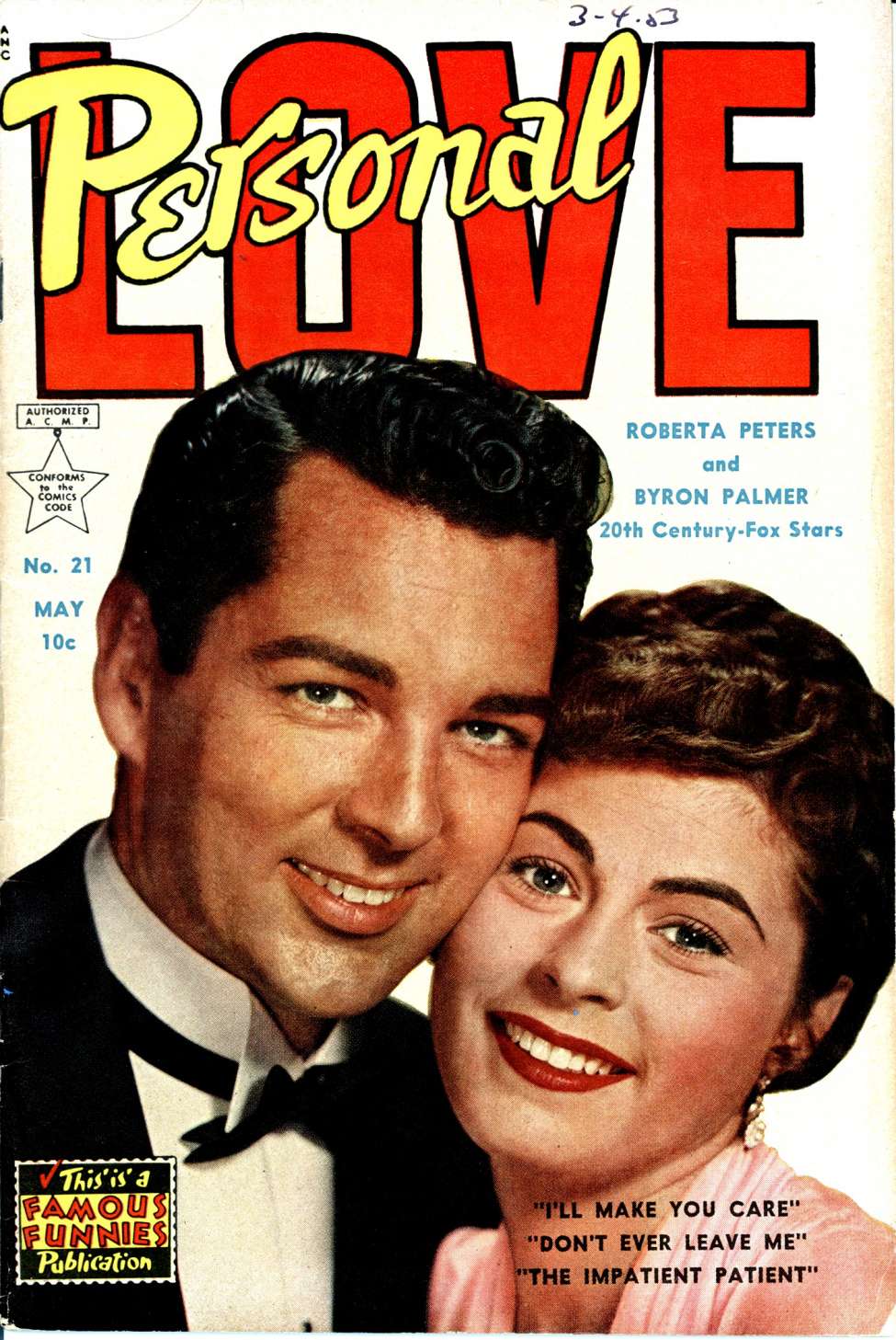 Comic Book Cover For Personal Love 21