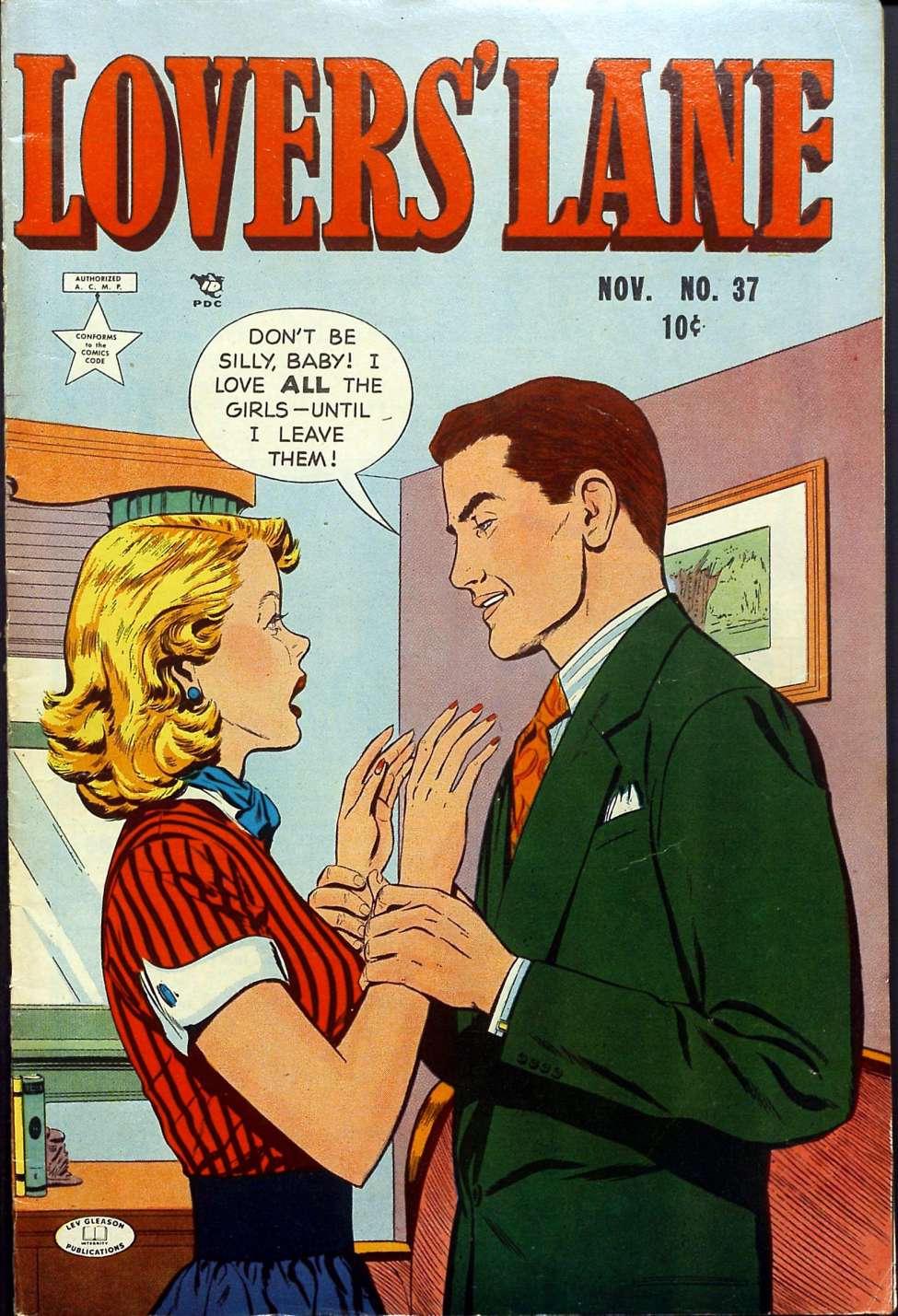 Comic Book Cover For Lovers' Lane 37