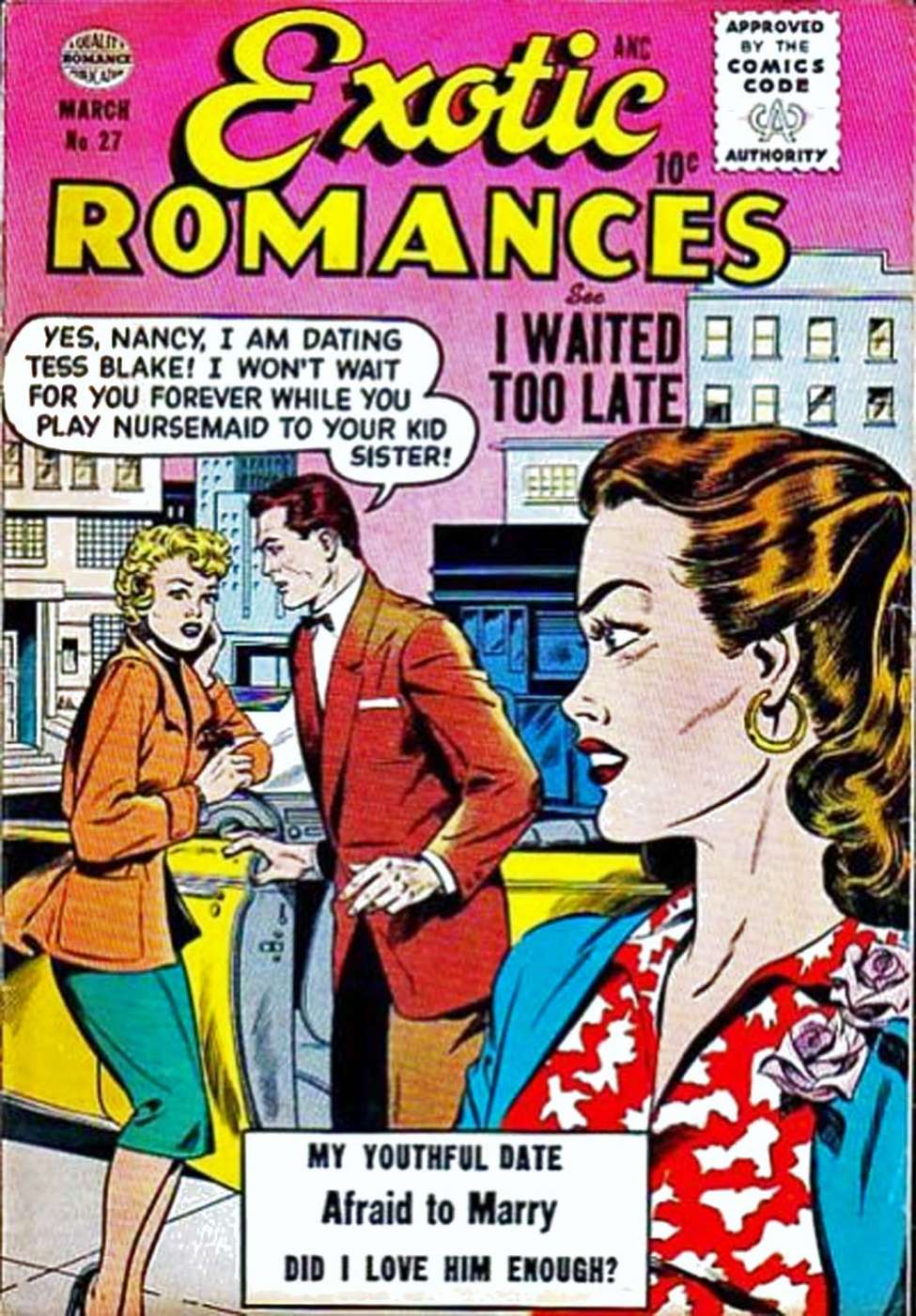Comic Book Cover For Exotic Romances 27