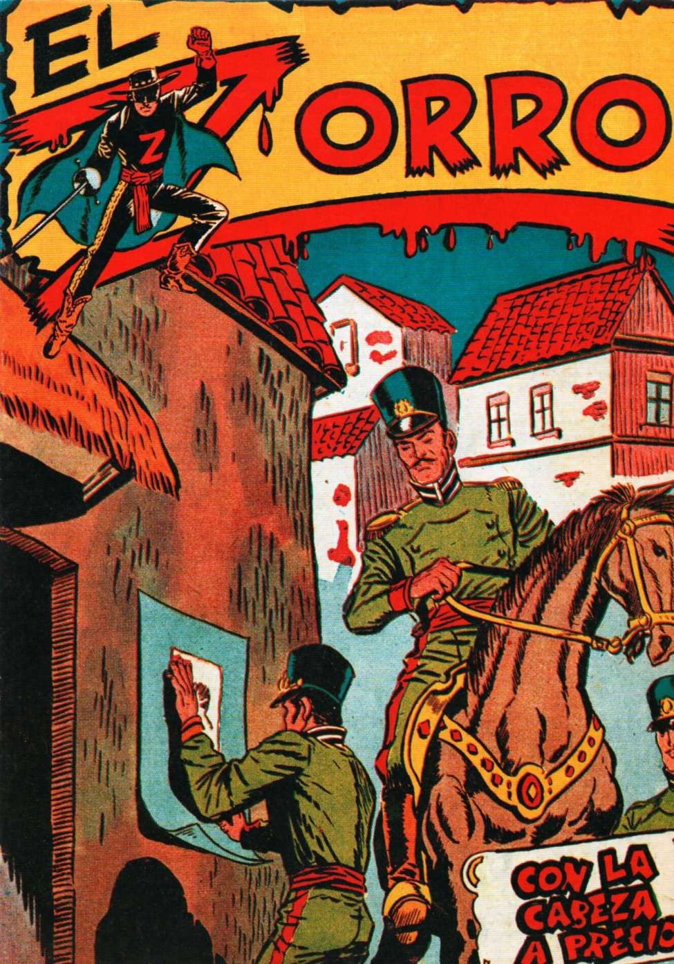 Comic Book Cover For El Zorro 3 - Con La Cabeza a Precio