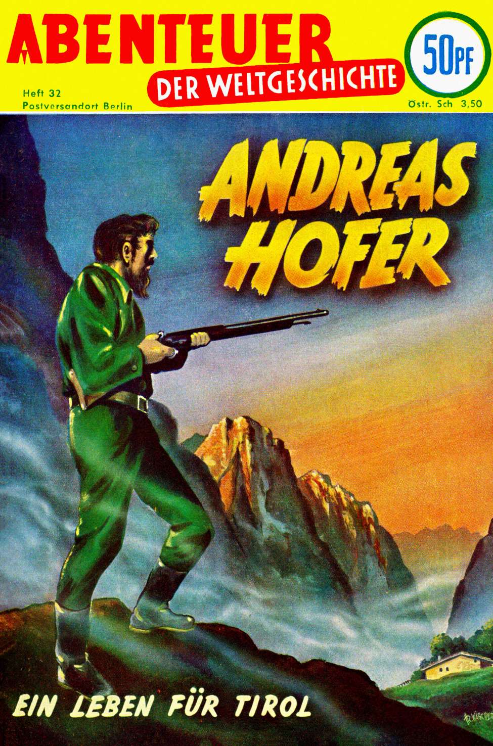 Book Cover For Abenteuer der Weltgeschichte 32 - Andreas Hofer