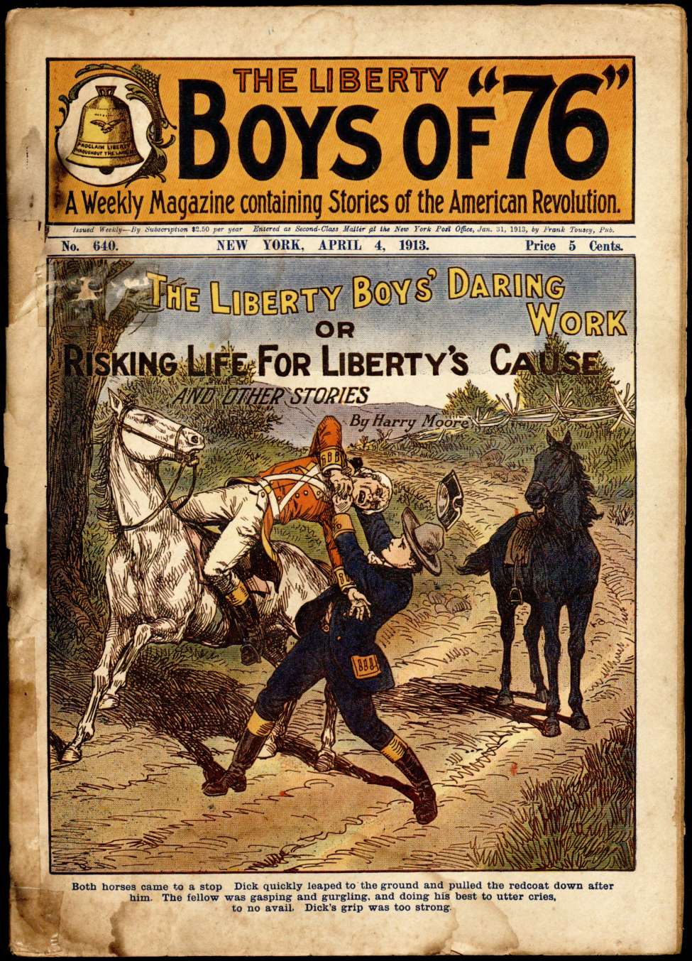 Book Cover For The Liberty Boys of 76 640 - The Liberty Boys' Daring Work