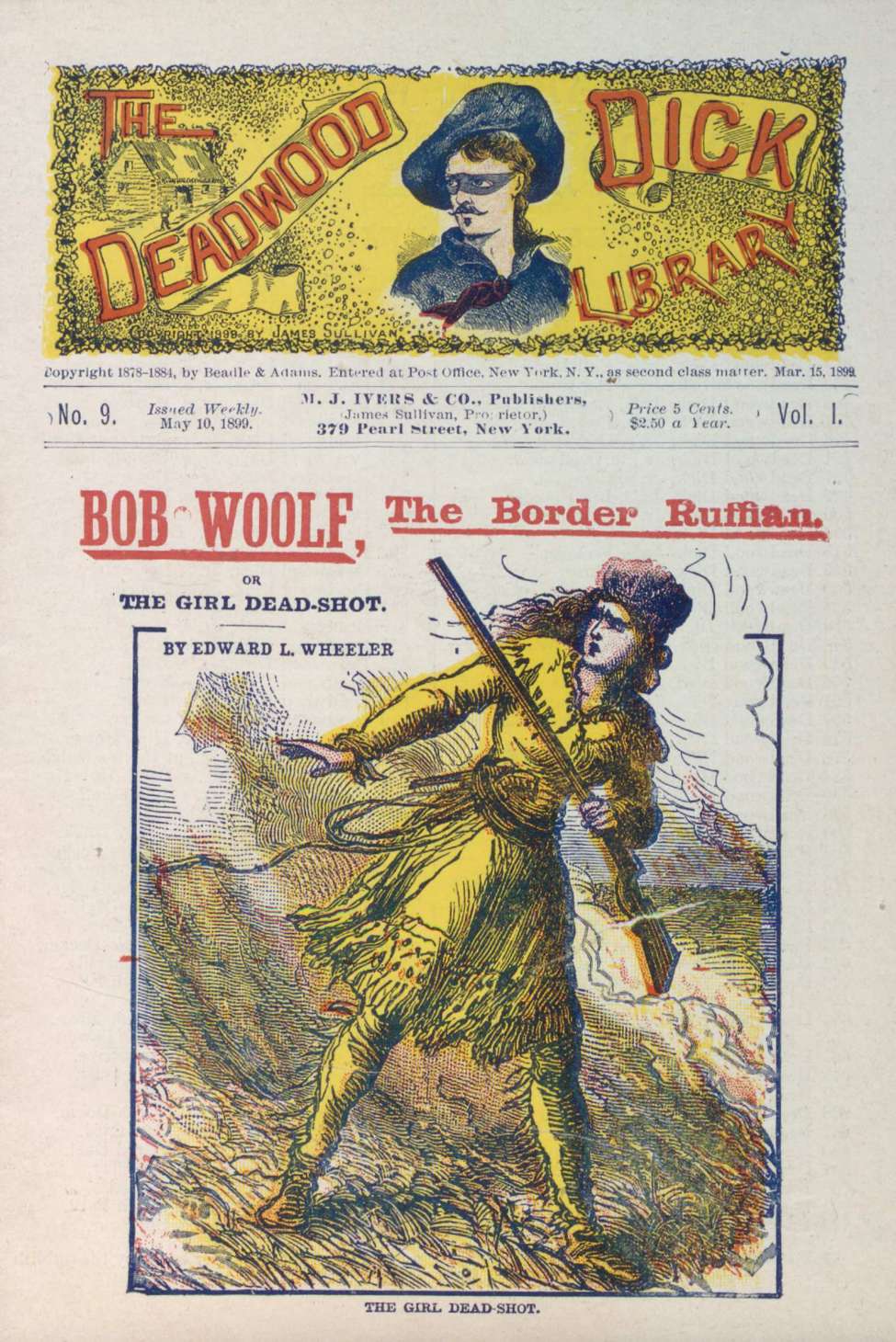 Book Cover For Deadwood Dick Library v1 9 - Bob Woolf, the Border Ruffian