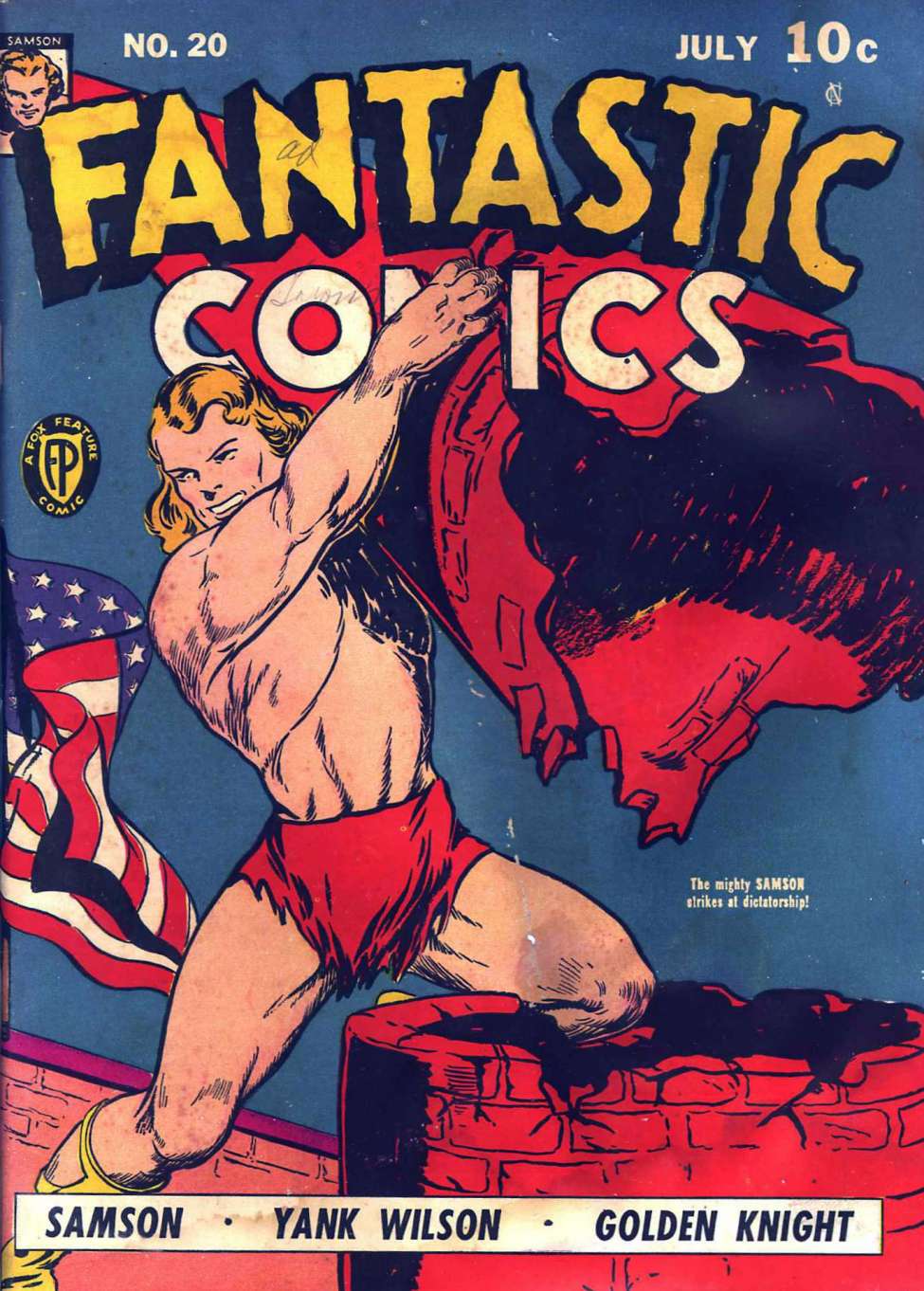 Comic Book Cover For Fantastic Comics 20 (paper/2fiche)