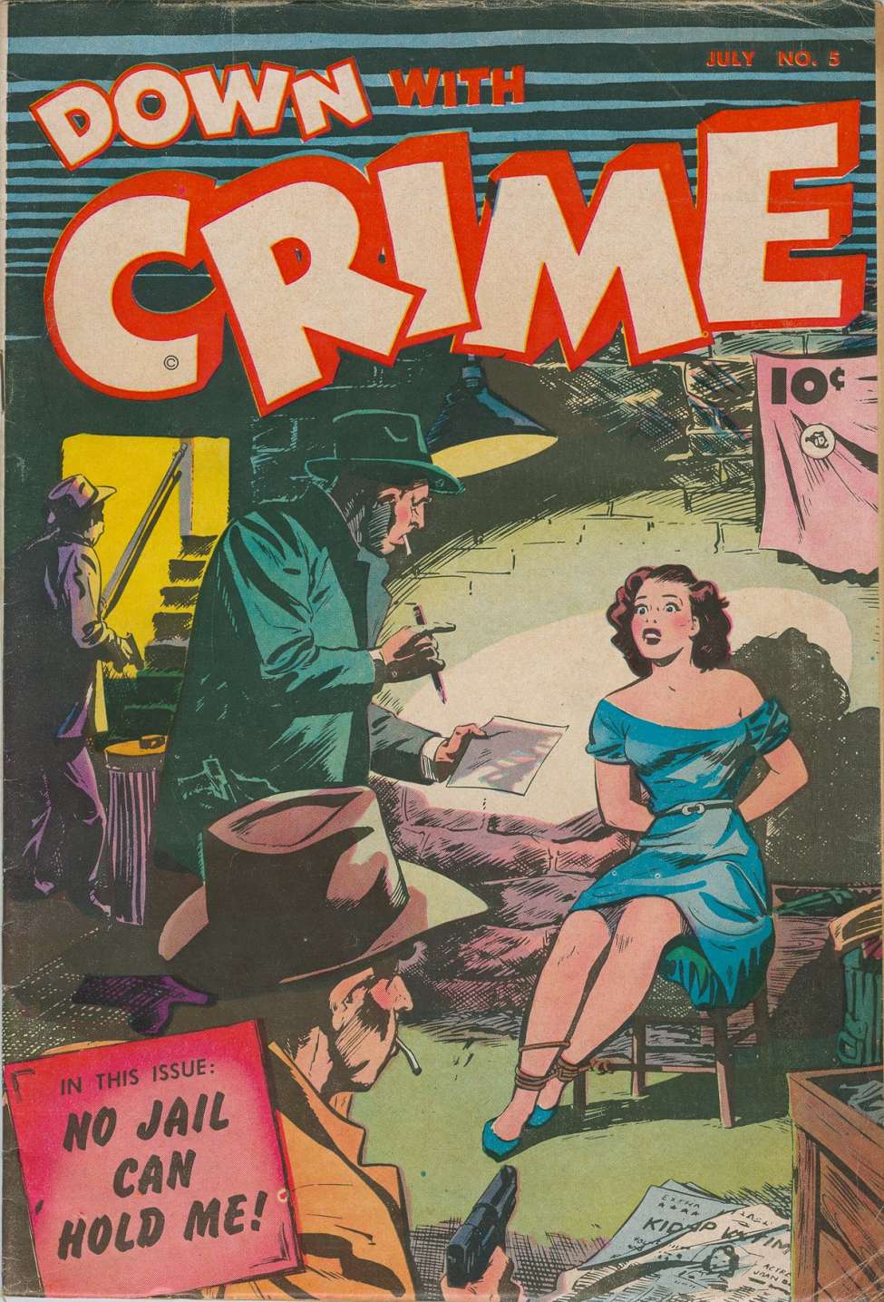 Comic Book Cover For Down With Crime 5