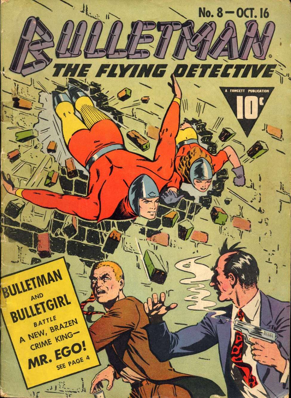 Comic Book Cover For Bulletman 8