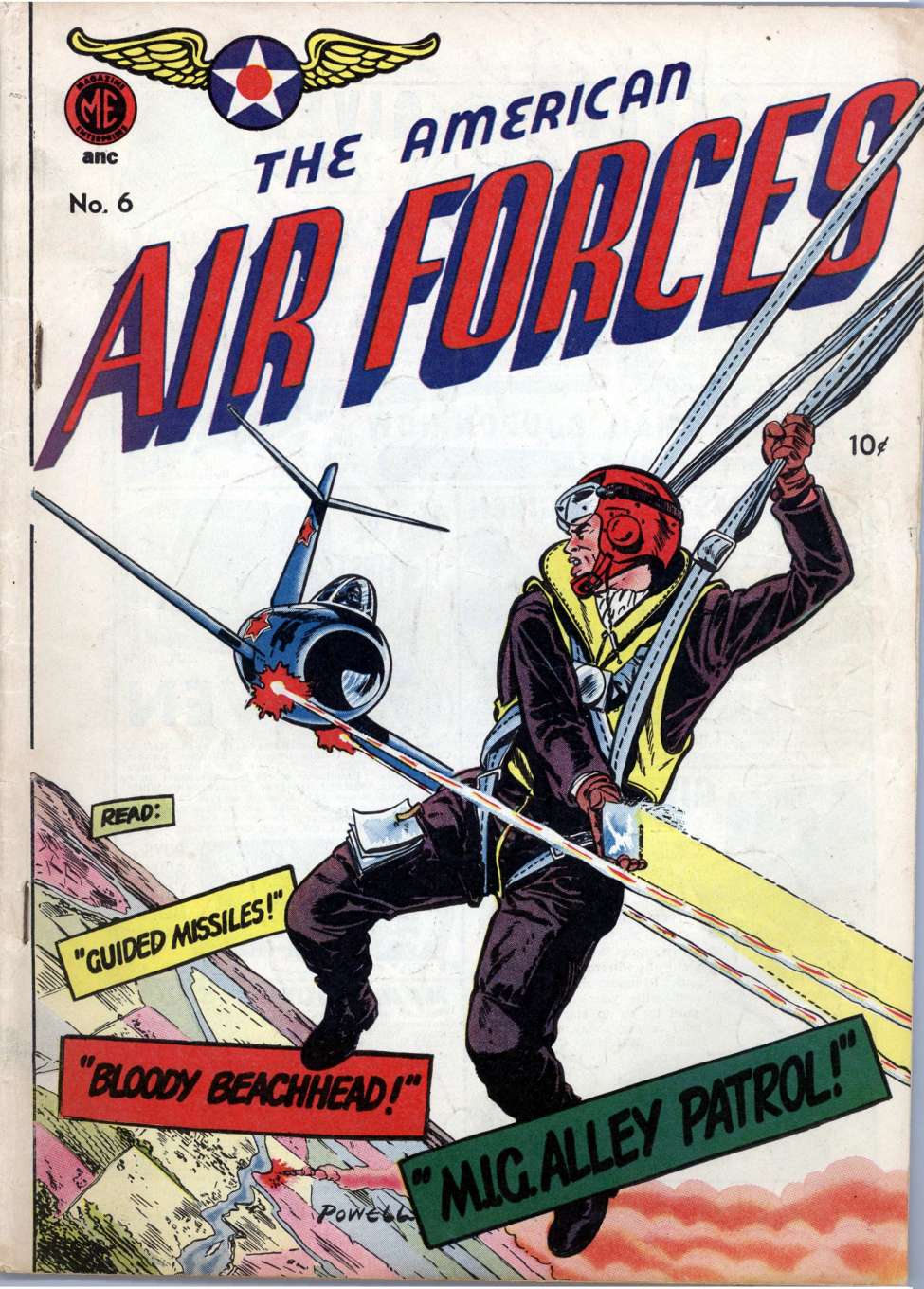 Comic Book Cover For American Air Forces 6