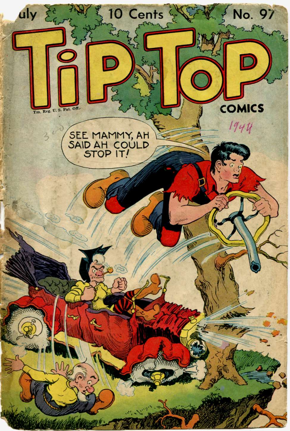 Comic Book Cover For Tip Top Comics 97
