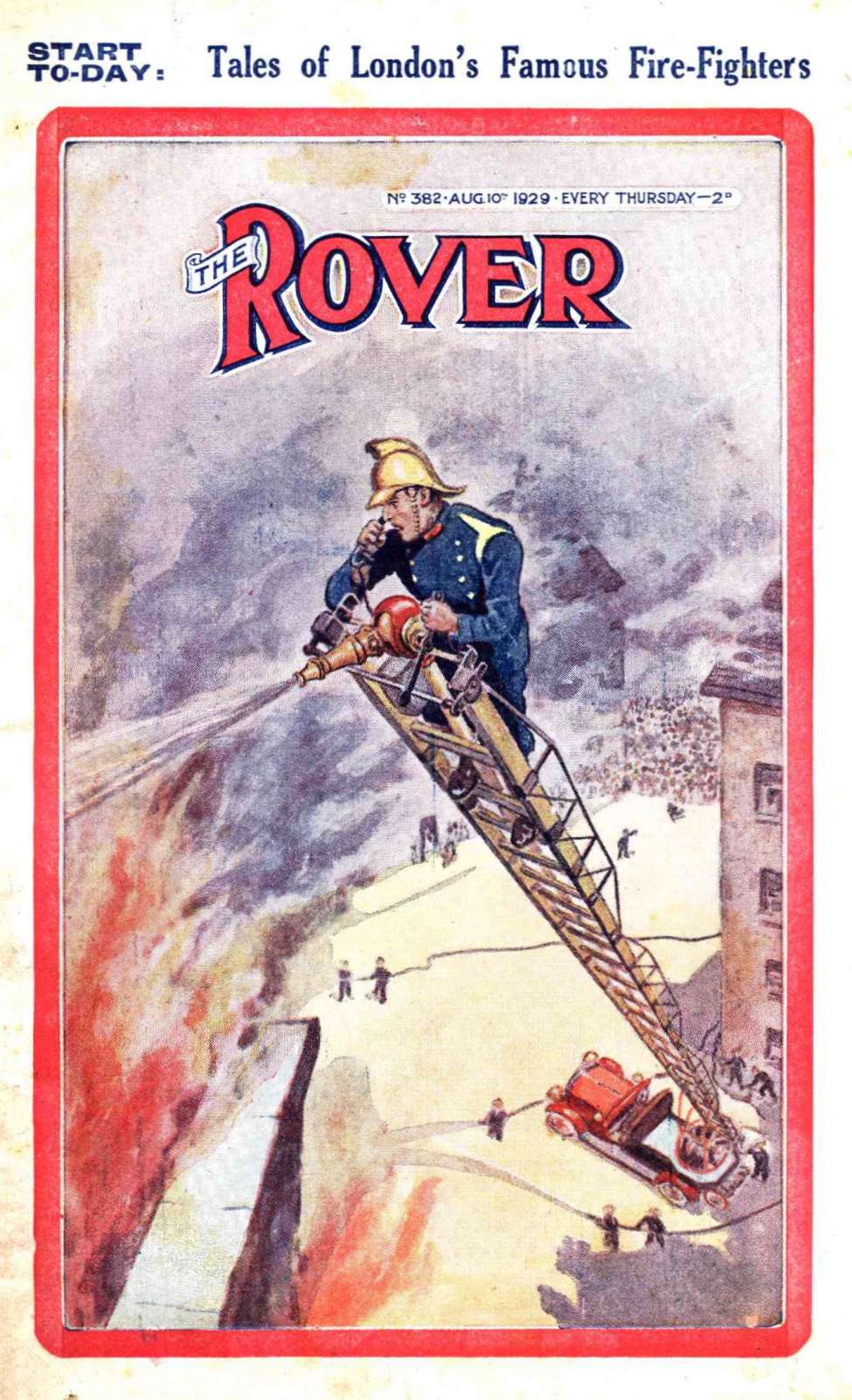 Comic Book Cover For The Rover 382