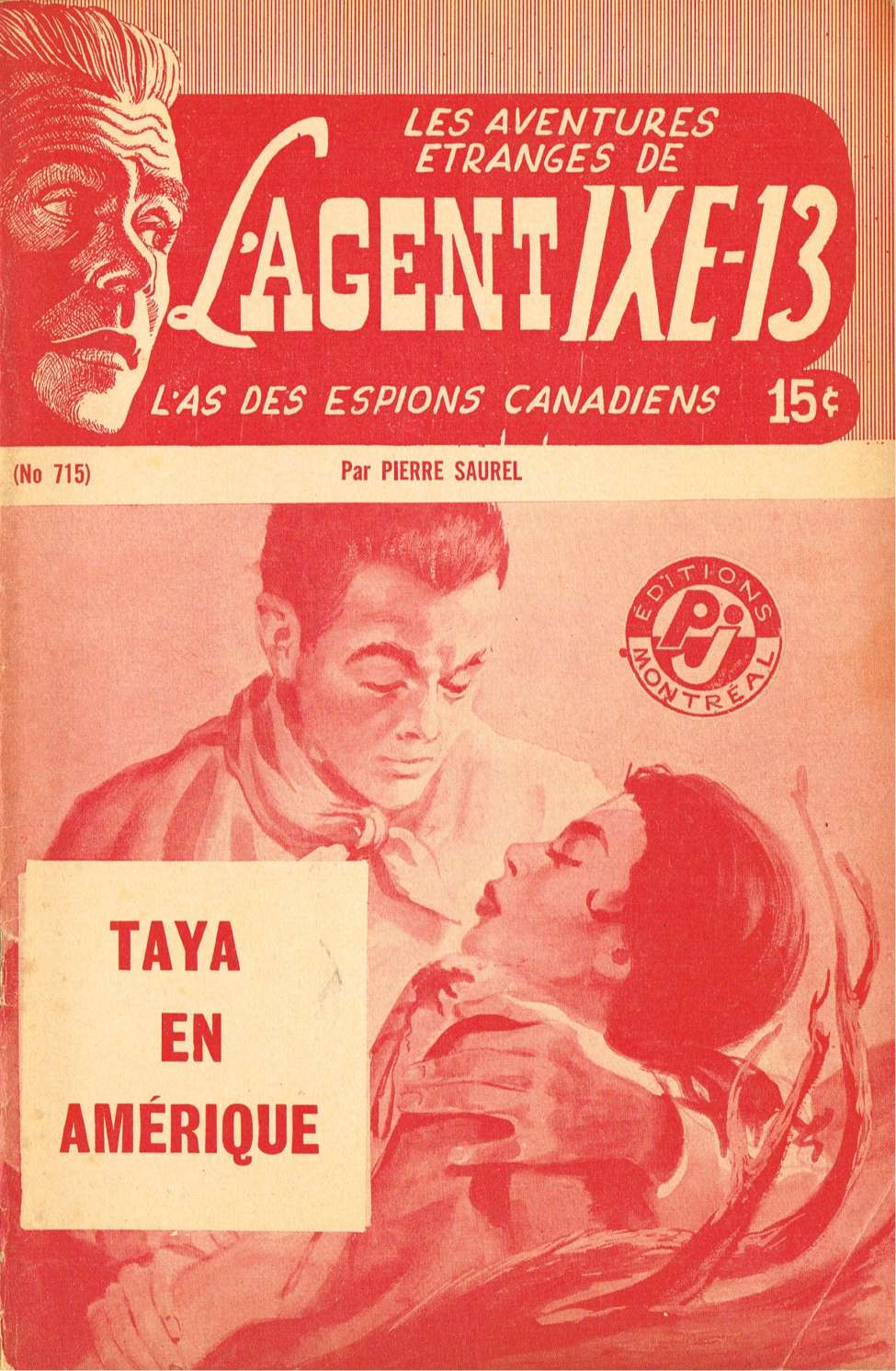 Book Cover For L'Agent IXE-13 v2 715 - Taya en Amérique