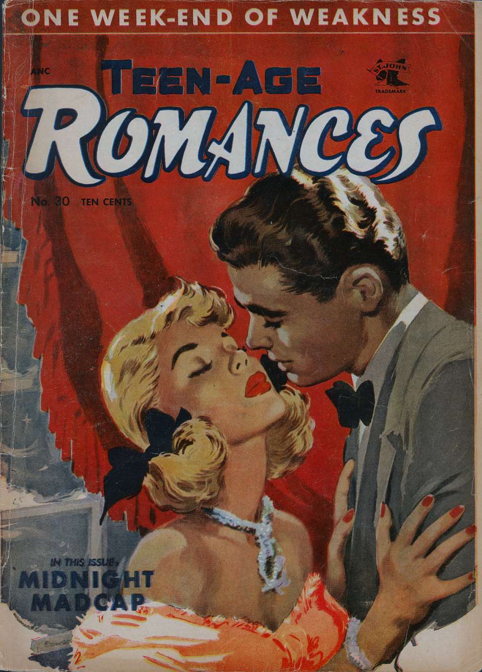 Book Cover For Teen-Age Romances 30