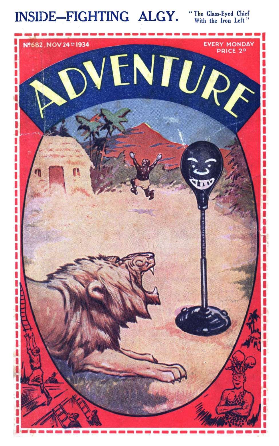 Book Cover For Adventure 682 - The Glass-Eyed Chief with the Iron Left