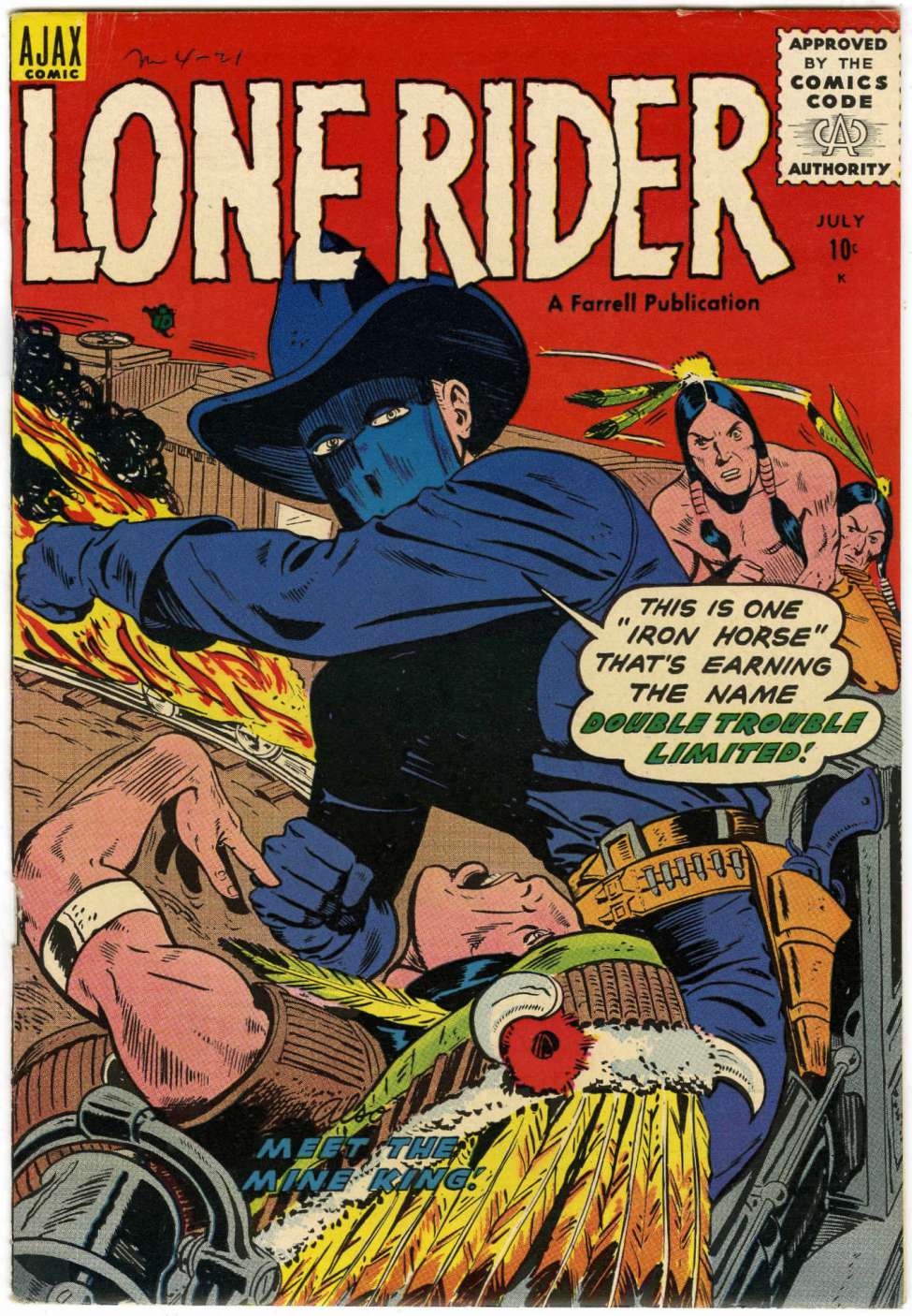 Comic Book Cover For The Lone Rider 26