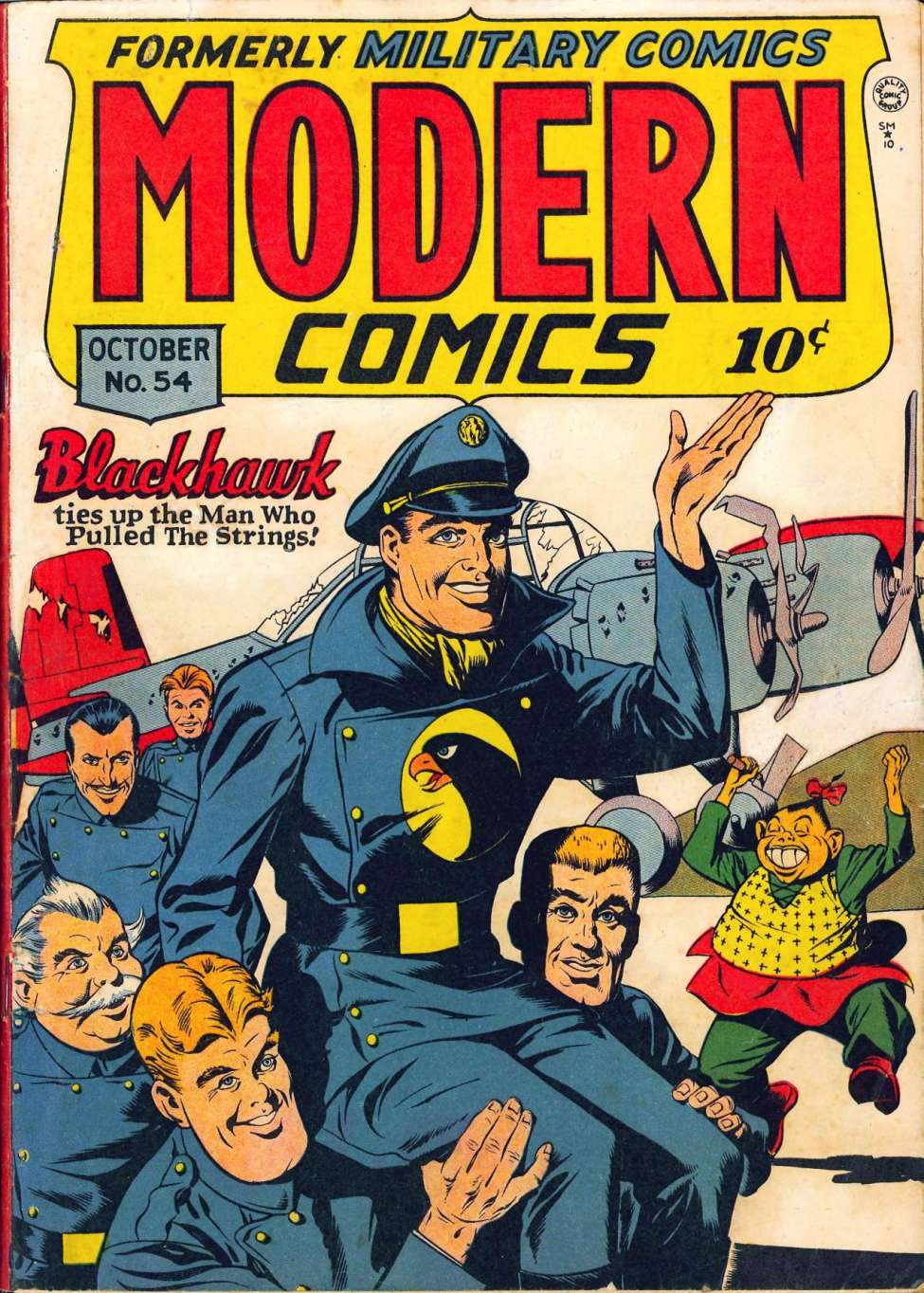 Comic Book Cover For Modern Comics 54