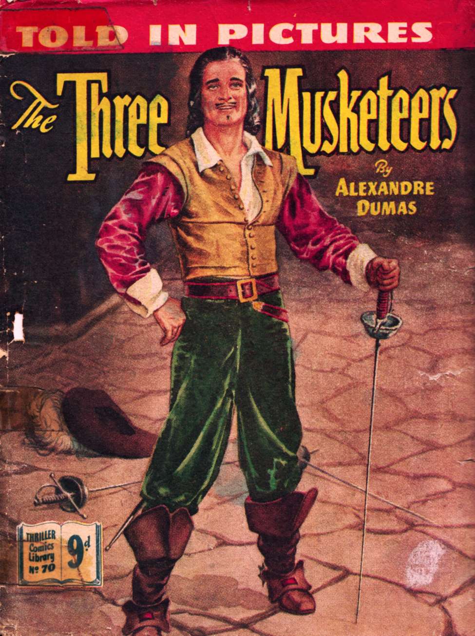 Book Cover For Thriller Comics Library 70 - The Three Musketeers