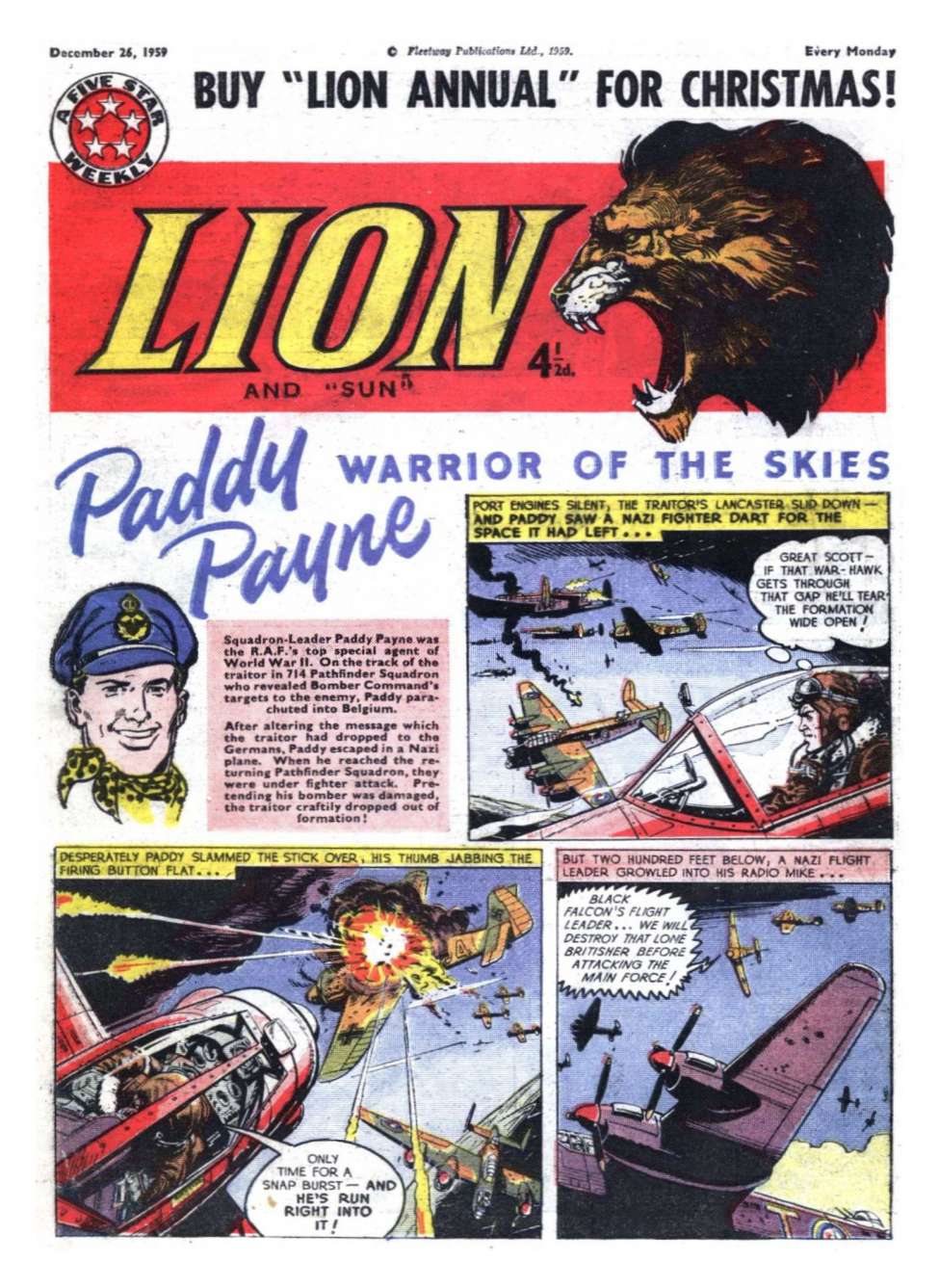 Comic Book Cover For Lion 403