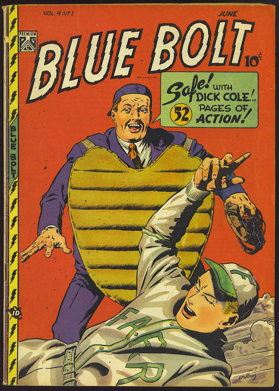 Comic Book Cover For Blue Bolt v9 1