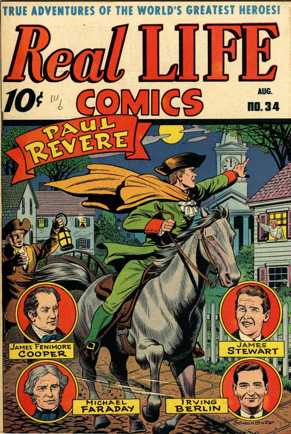 Comic Book Cover For Real Life Comics 34 - Version 1