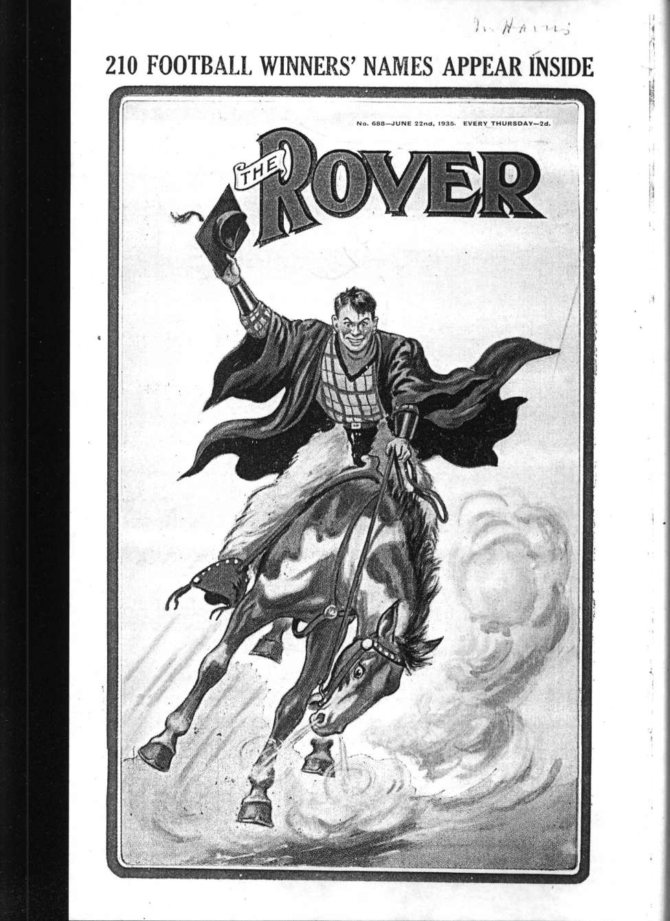 Book Cover For The Rover 688