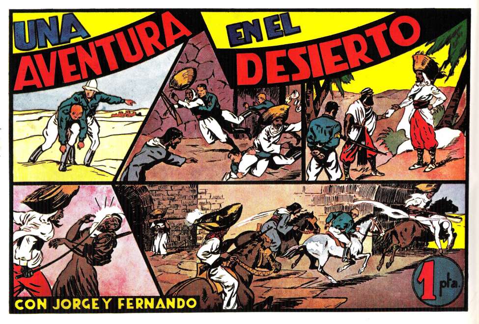 Comic Book Cover For Jorge y Fernando 32 - Una aventura en el desierto