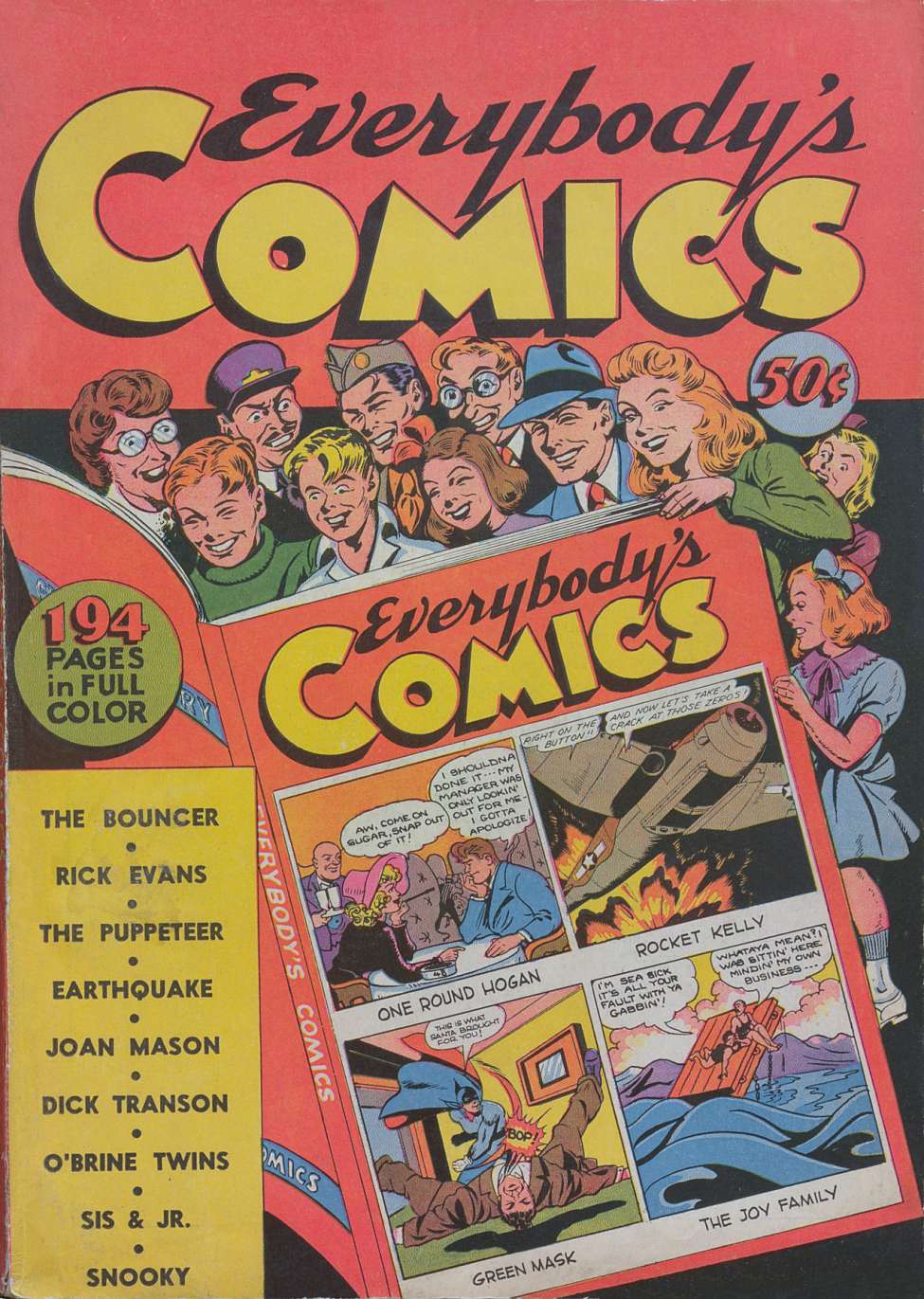 Comic Book Cover For Everybody's Comics nn part 1 - Version 2