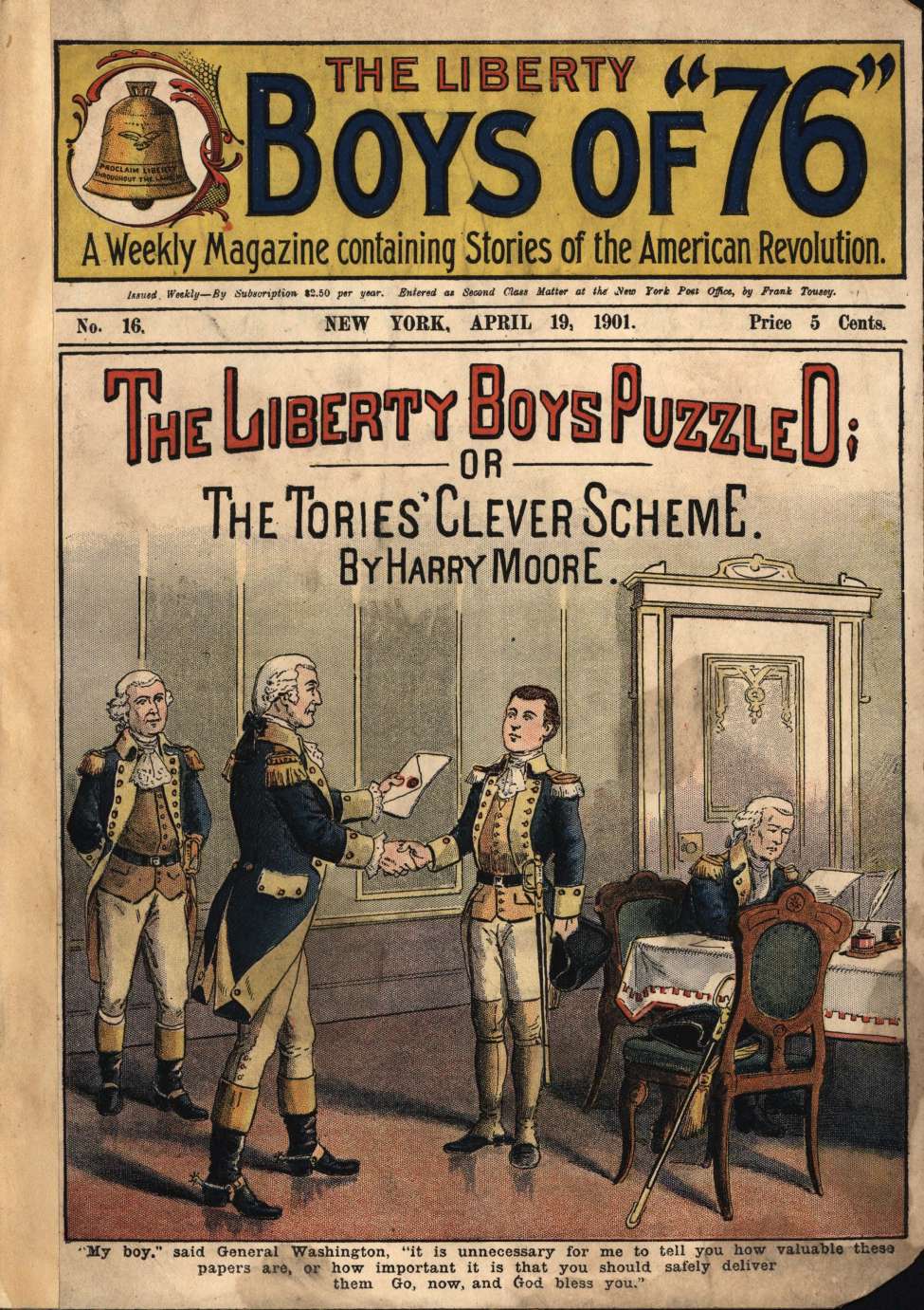 Book Cover For The Liberty Boys of 76 16 - The Liberty Boys Puzzled