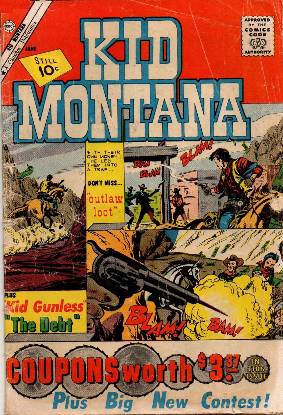 Comic Book Cover For Kid Montana 29