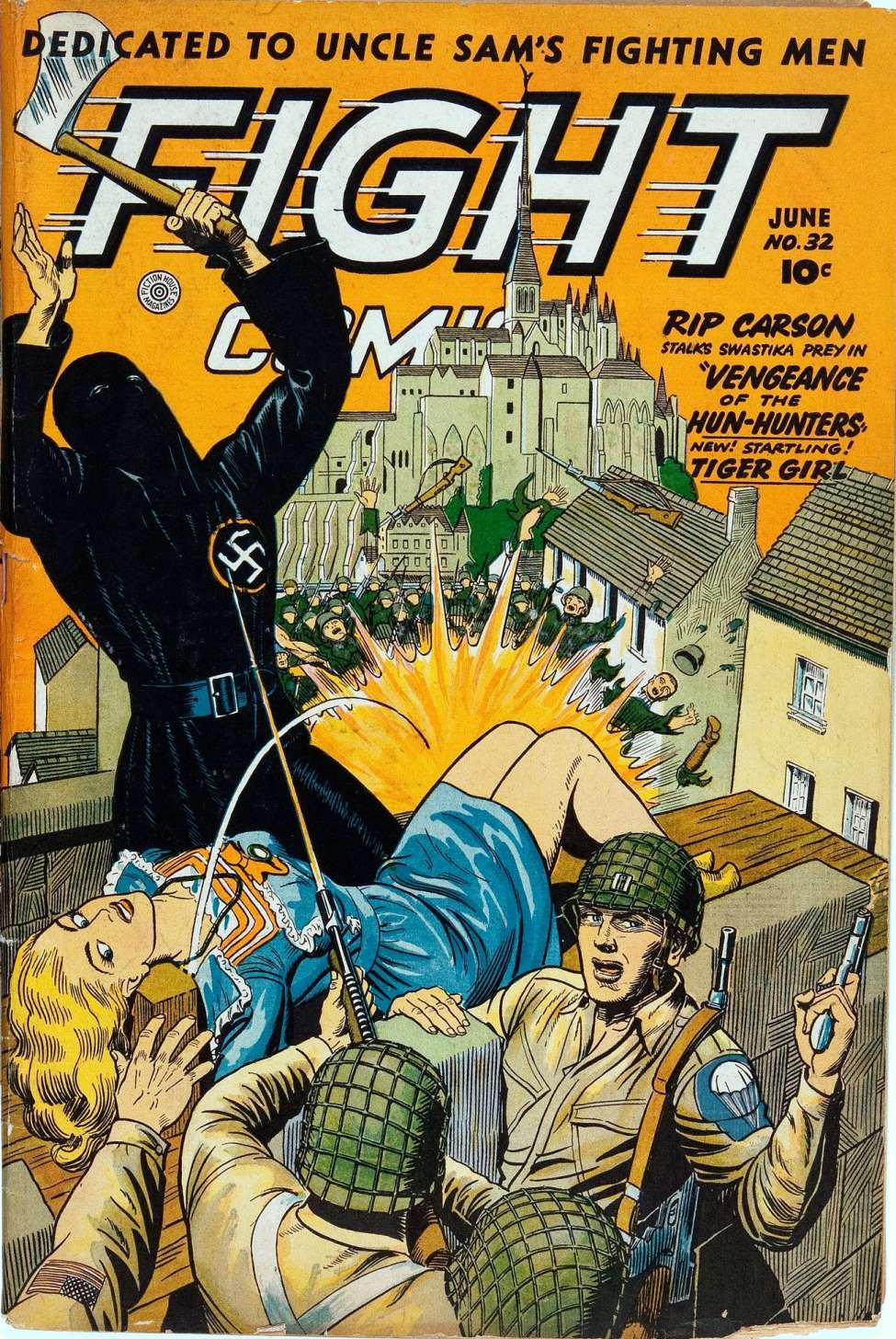 Comic Book Cover For Fight Comics 32