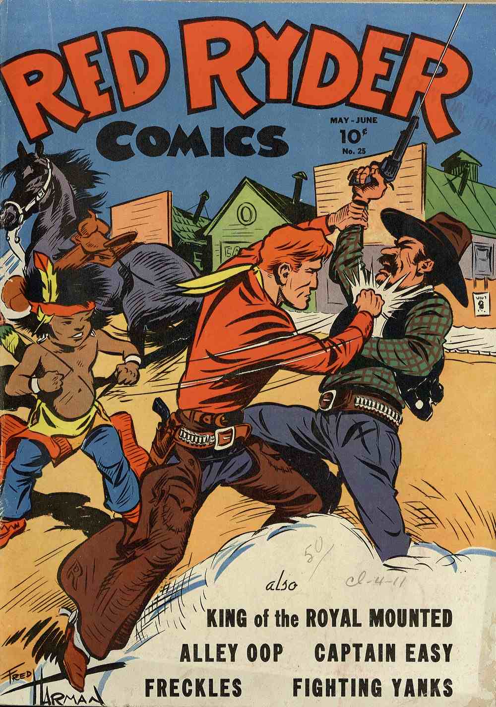 Book Cover For Red Ryder Comics 25