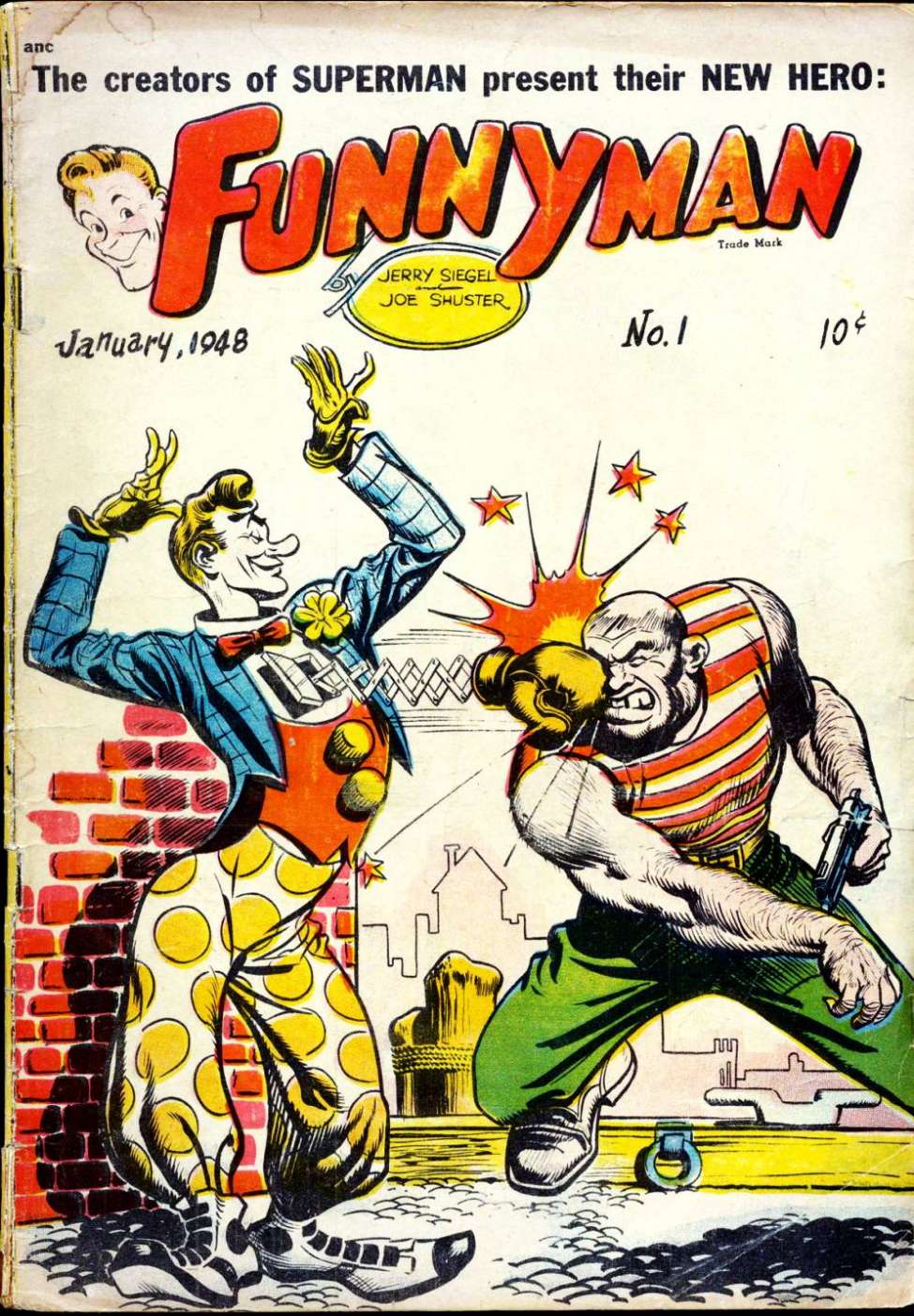 Comic Book Cover For Funnyman 1