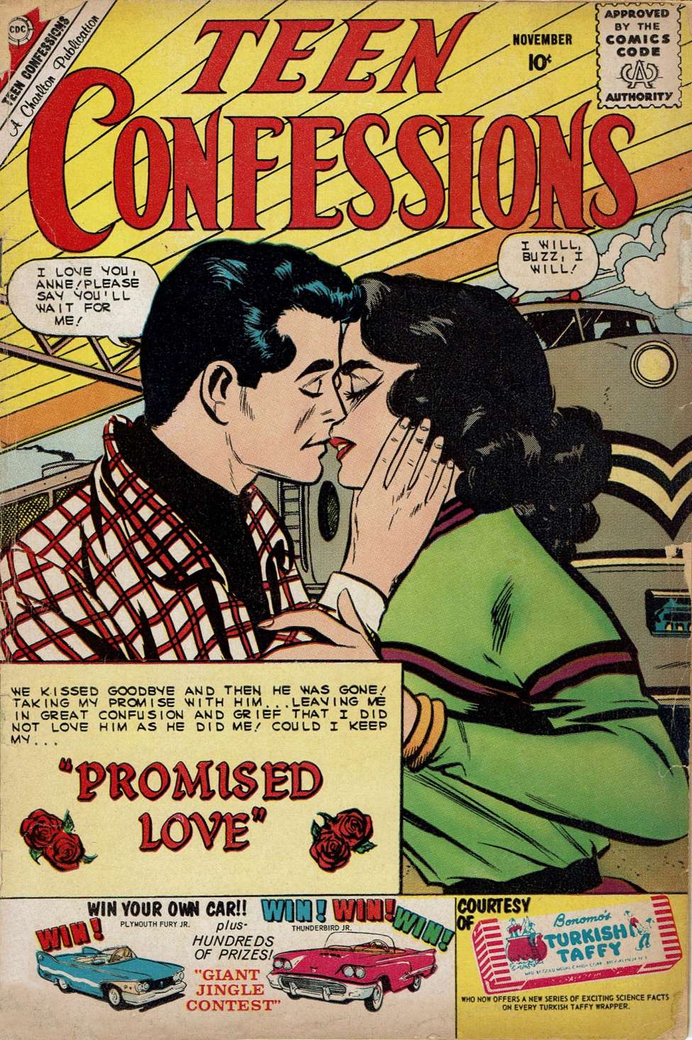Comic Book Cover For Teen Confessions 8