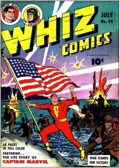Comic Book Cover For Whiz Comics 44