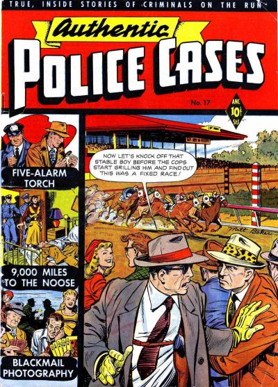 Book Cover For Authentic Police Cases 17