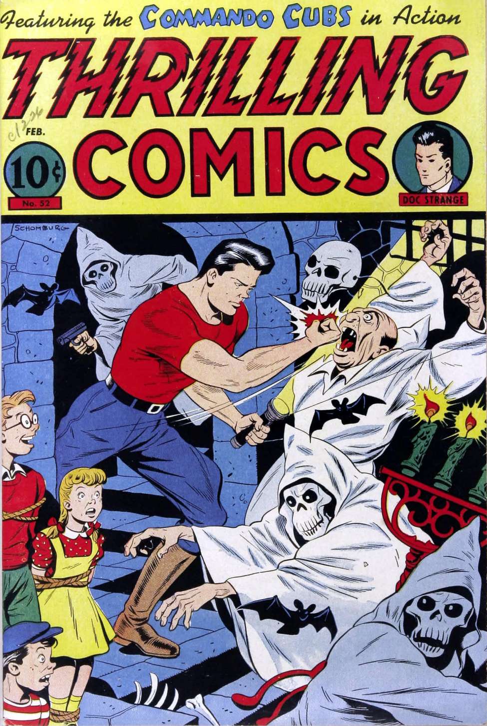 Comic Book Cover For Thrilling Comics 52