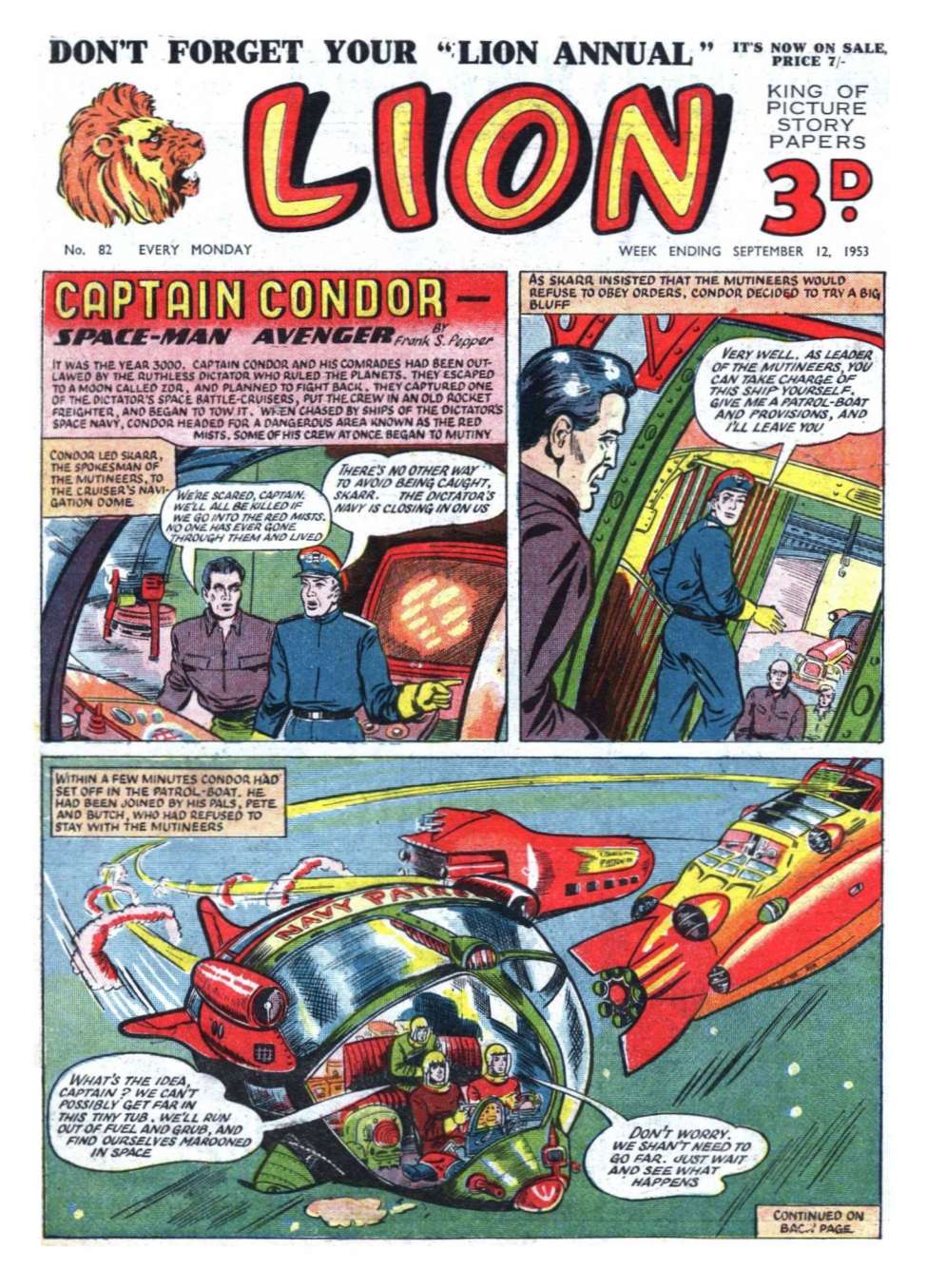 Comic Book Cover For Lion 82