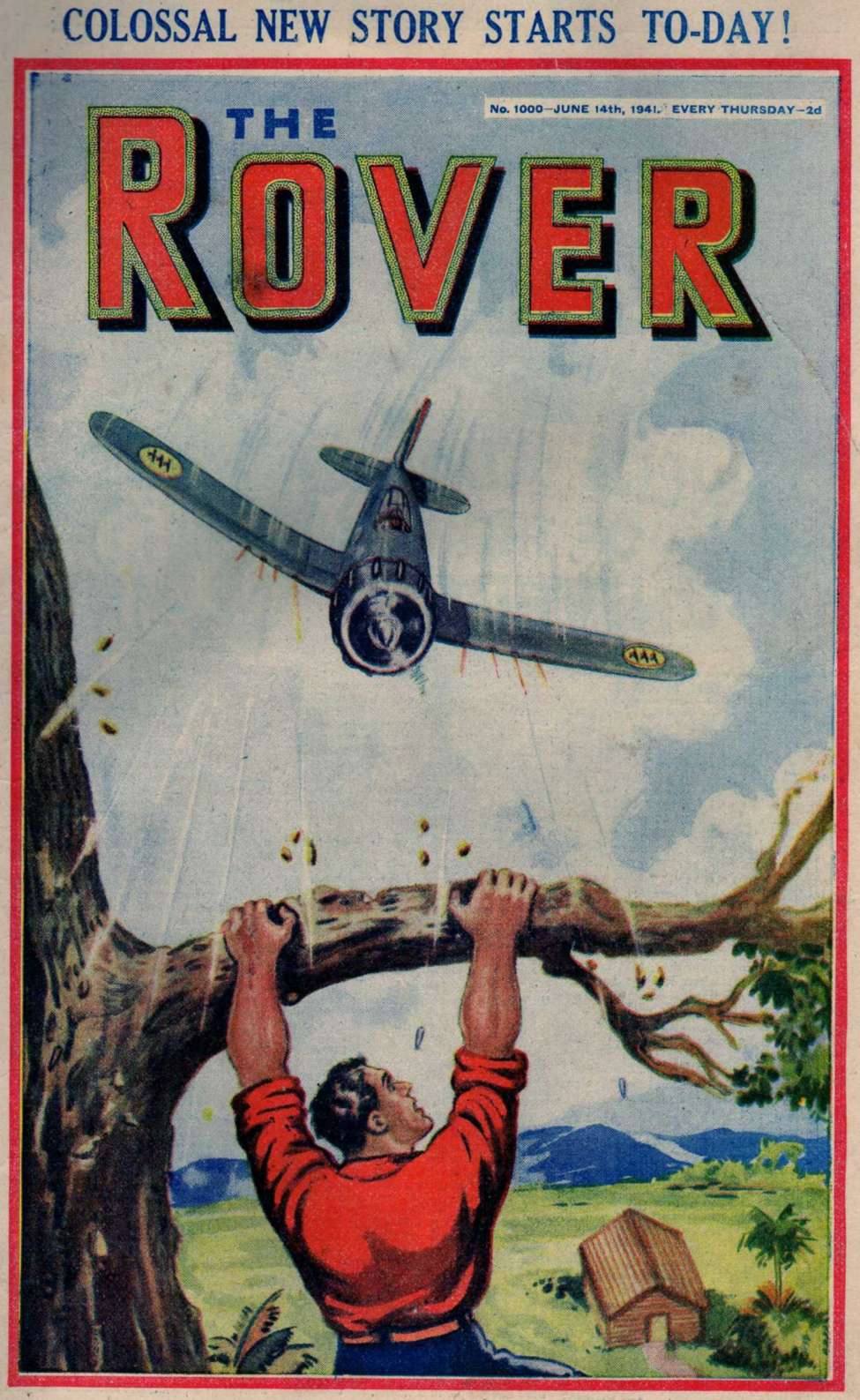 Comic Book Cover For The Rover 1000