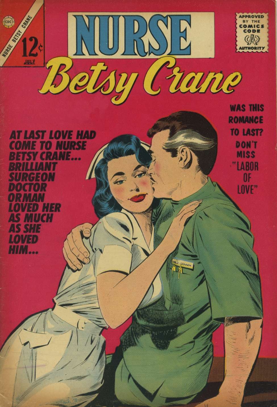 Comic Book Cover For Nurse Betsy Crane 23