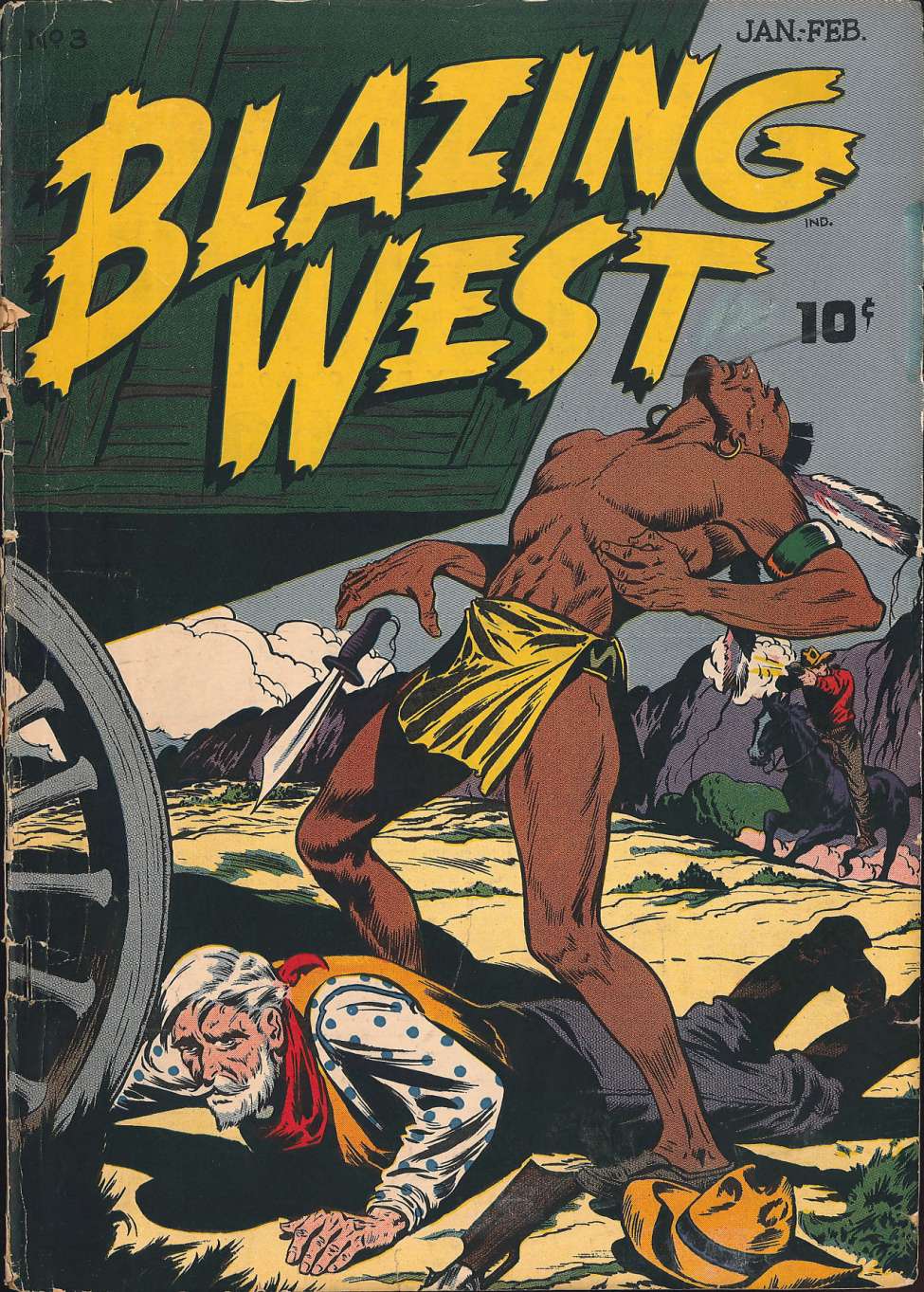 Comic Book Cover For Blazing West 3