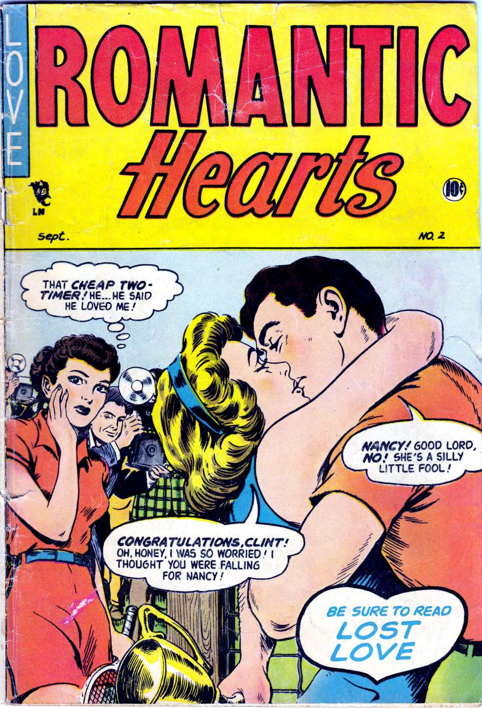 Comic Book Cover For Romantic Hearts v2 2 (alt) - Version 2