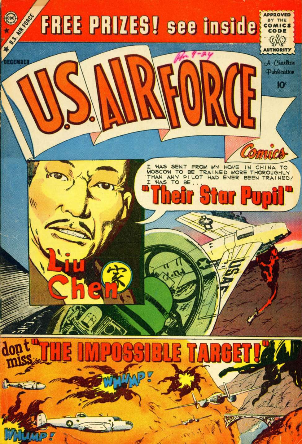 Comic Book Cover For U.S. Air Force Comics 7