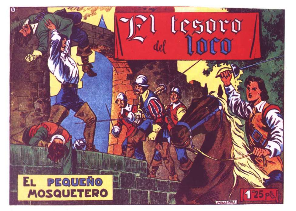 Comic Book Cover For El Pequeño Mosquetero 8 - El Tesoro Del Loco