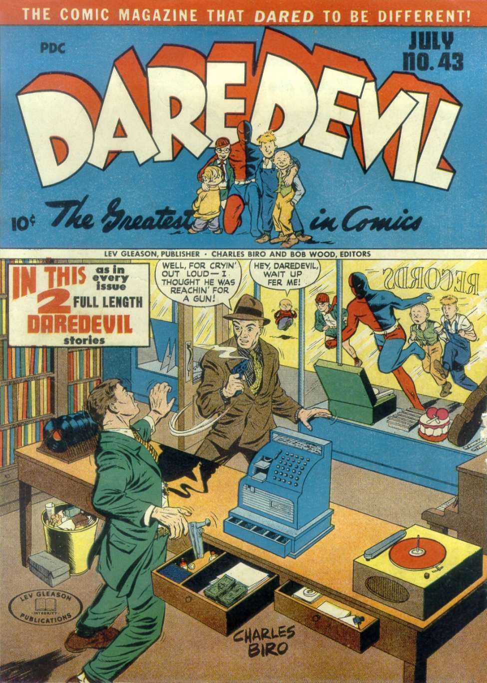 Book Cover For Daredevil Comics 43