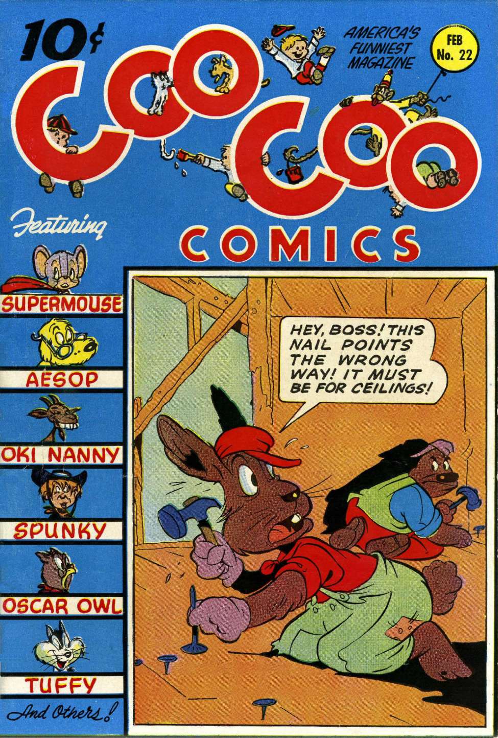 Comic Book Cover For Coo Coo Comics 22