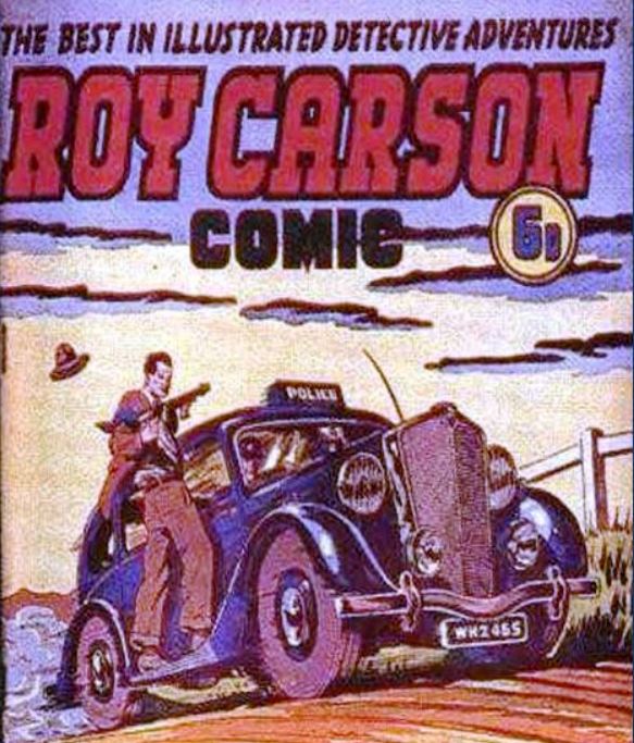 Comic Book Cover For Roy Carson and the Old Master