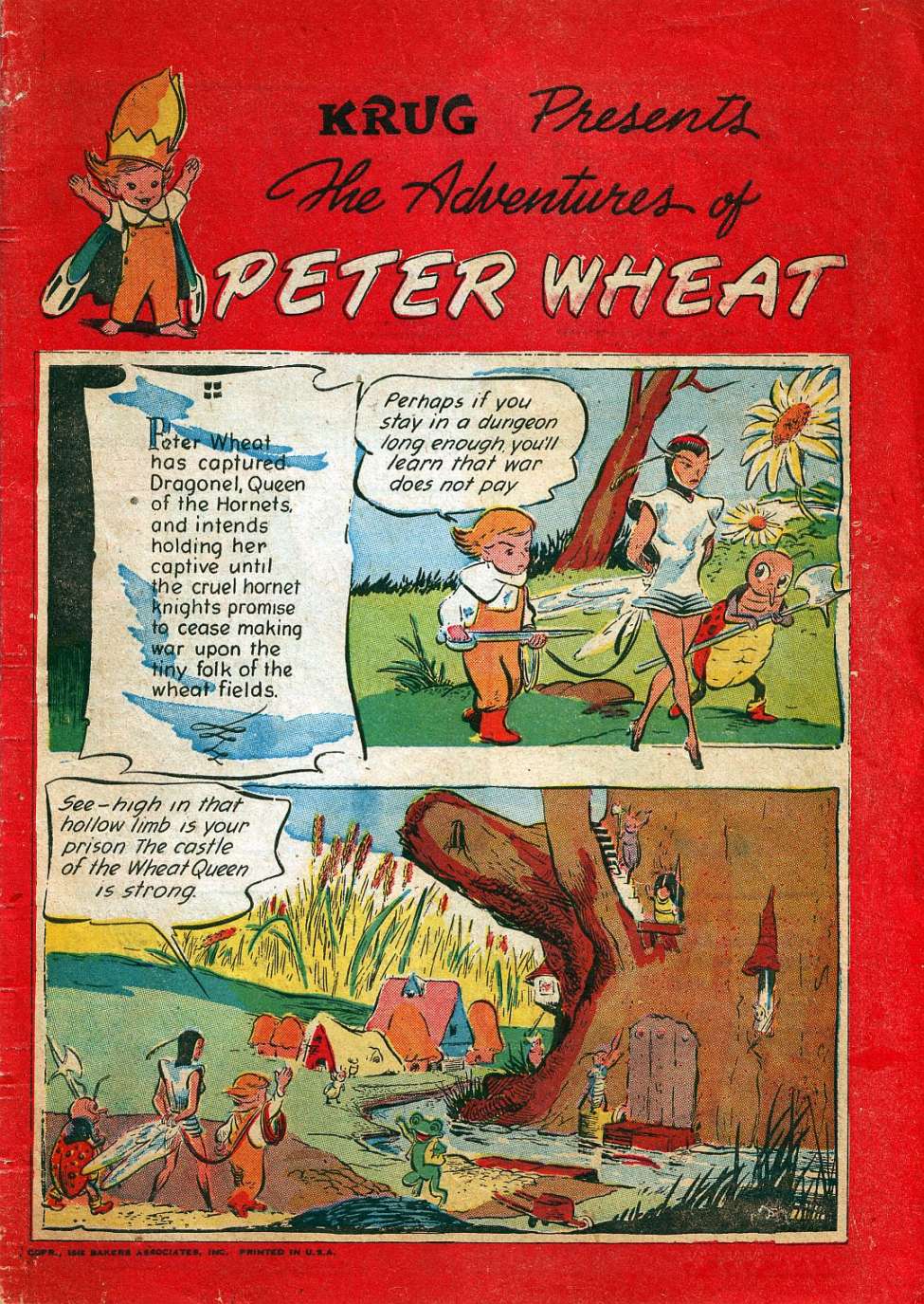 Comic Book Cover For The Adventures of Peter Wheat 3