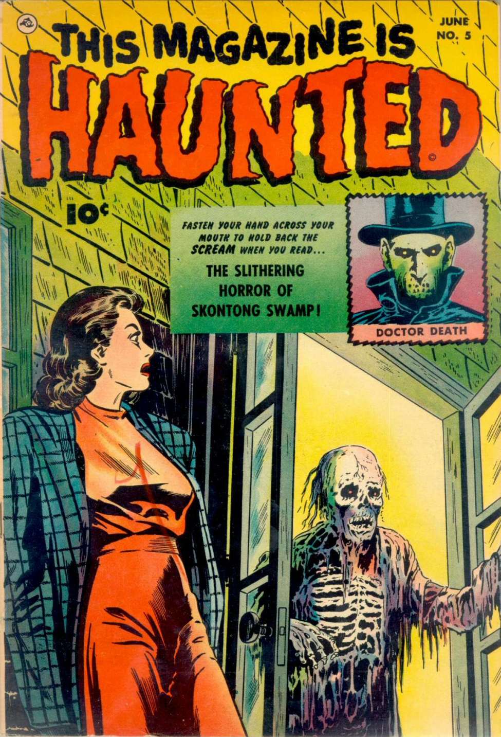 Comic Book Cover For This Magazine Is Haunted 5