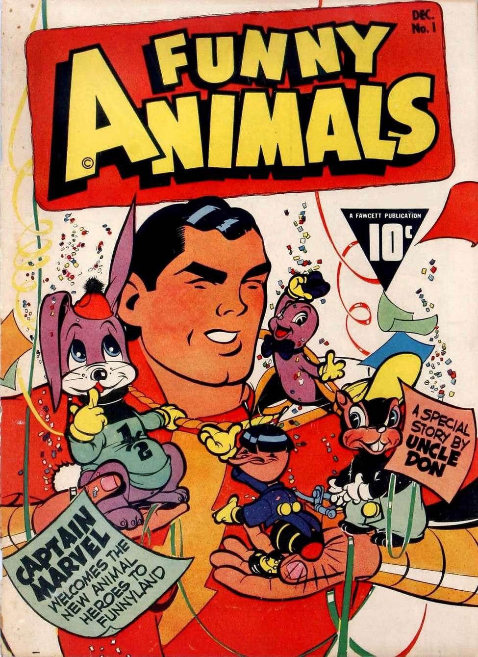 Book Cover For Fawcett's Funny Animals 1