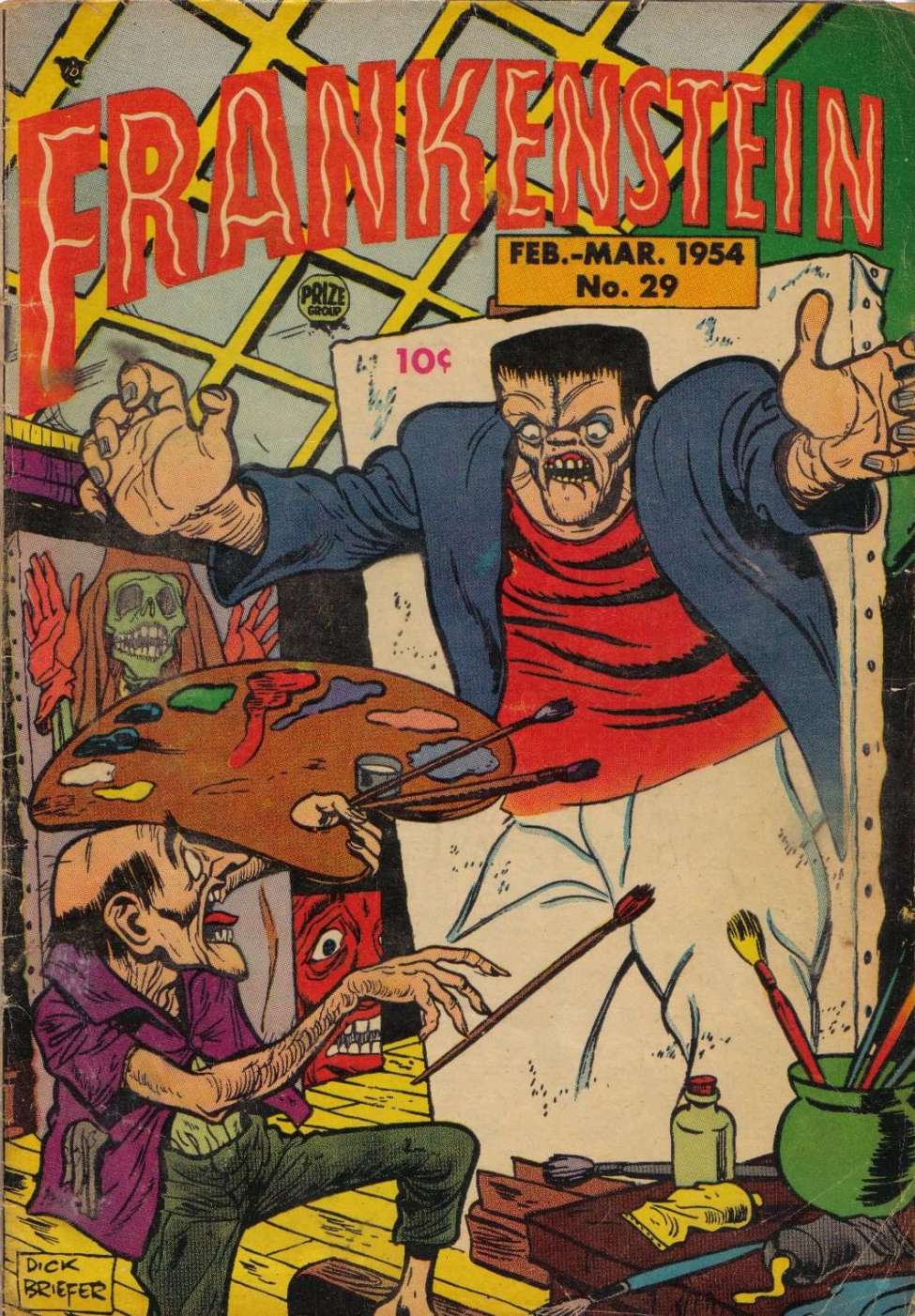 Comic Book Cover For Frankenstein 29