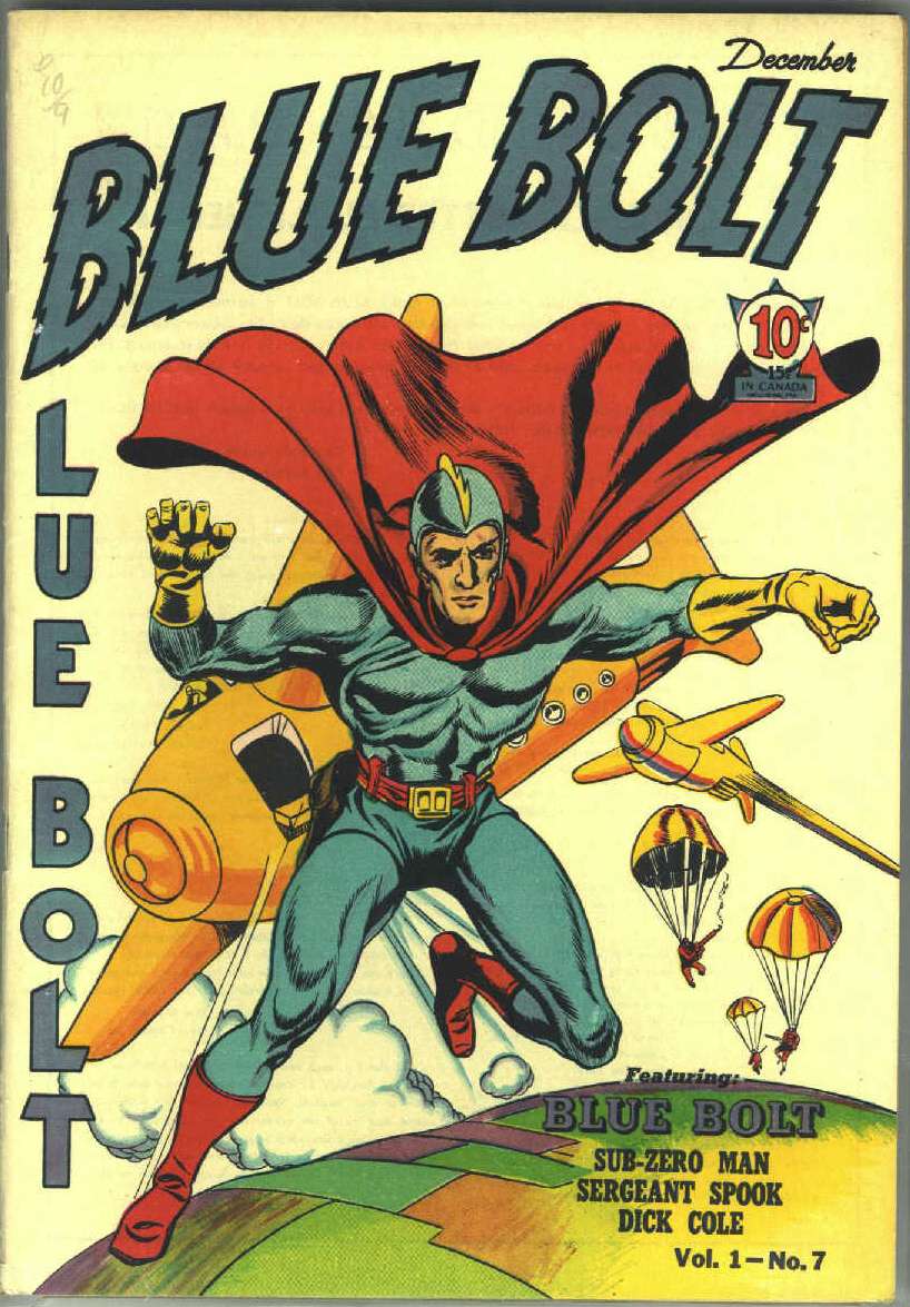 Comic Book Cover For Blue Bolt v1 7